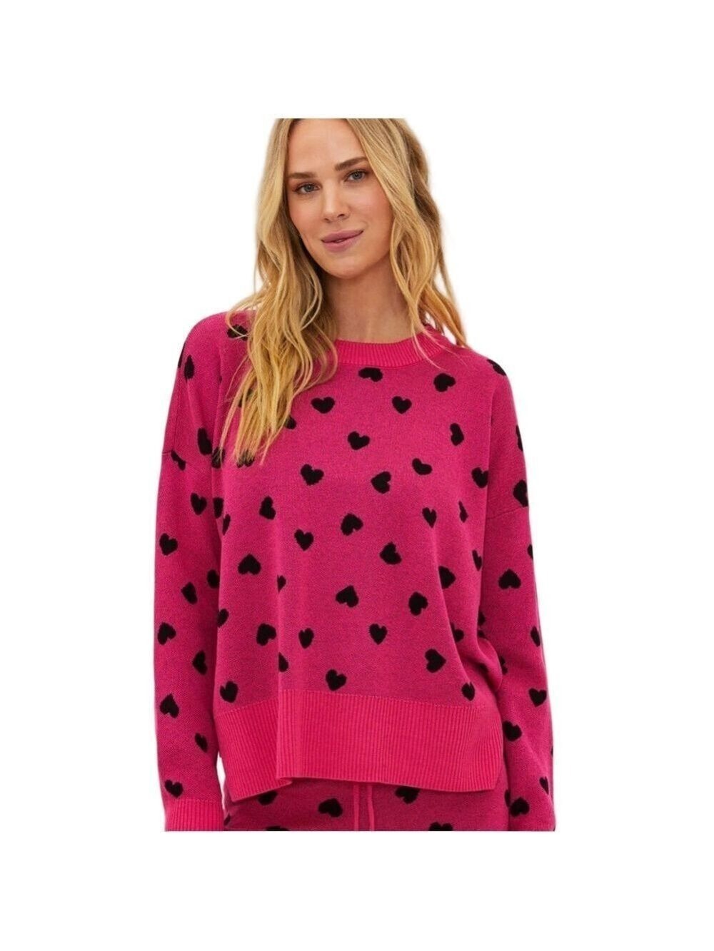 Beach Riot Heart Sweater XS